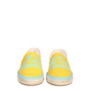 DSQUARED2 Women's Espadrille Flats with Graphic Print Women YELLOW Sandals